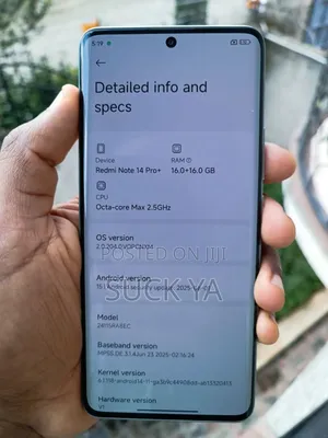 New Xiaomi Redmi Note 14 Pro+ 512 GB White