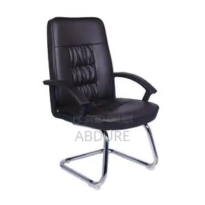 Photo - U-Leg Leather Guest/Meeting Chair
