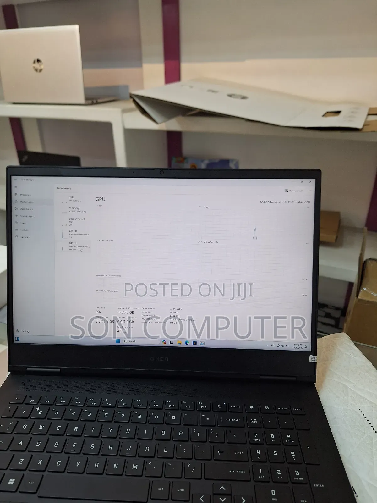 New Laptop HP Omen 16 32GB Intel Core I7 SSD 1T