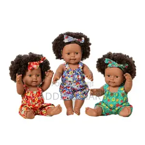 African Blacki Girl Doll With Dress