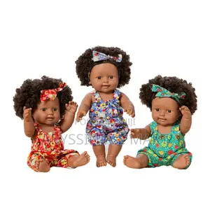 African Blacki Girl Doll With Dress