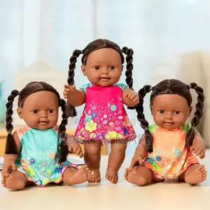 African Blacki Girl Doll With Dress