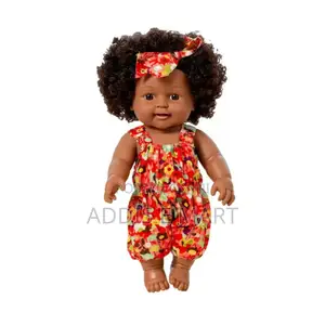 African Blacki Girl Doll With Dress