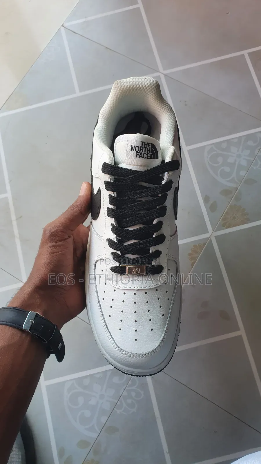 Airforce 1 the North Face Supreme Edition Black White [On Hand]