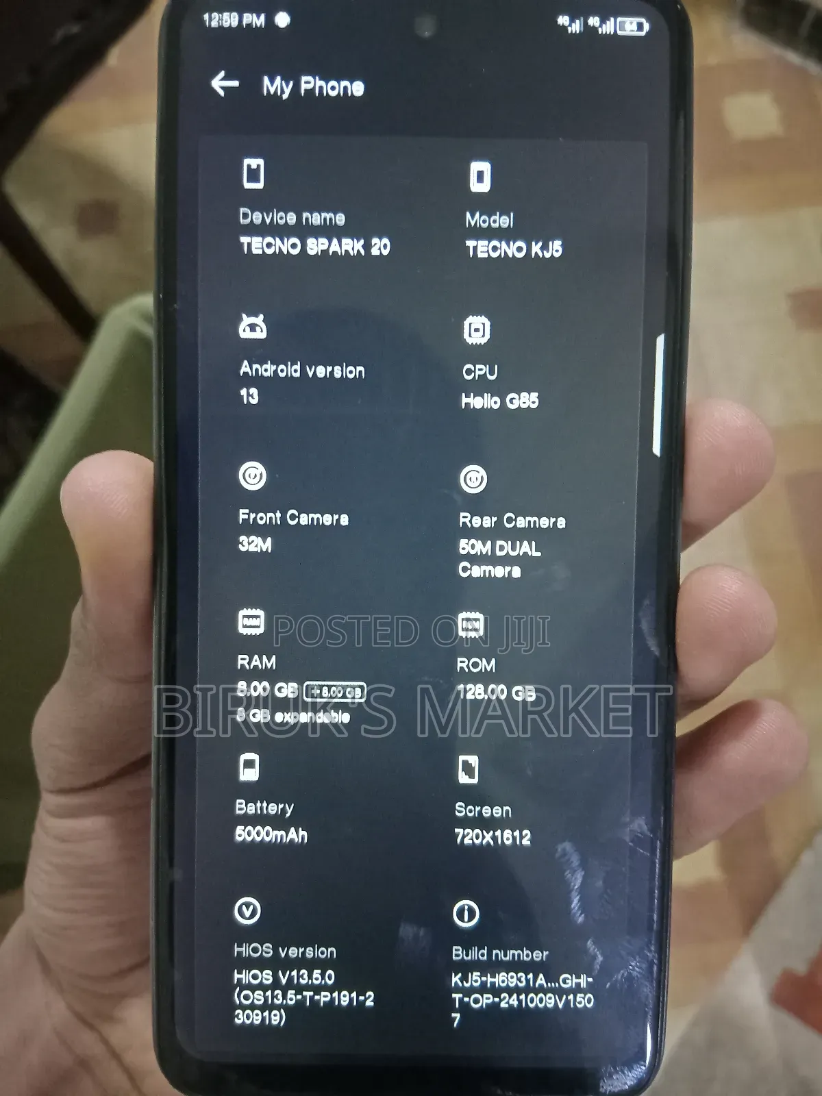 Tecno Spark 20 128 GB Bronze