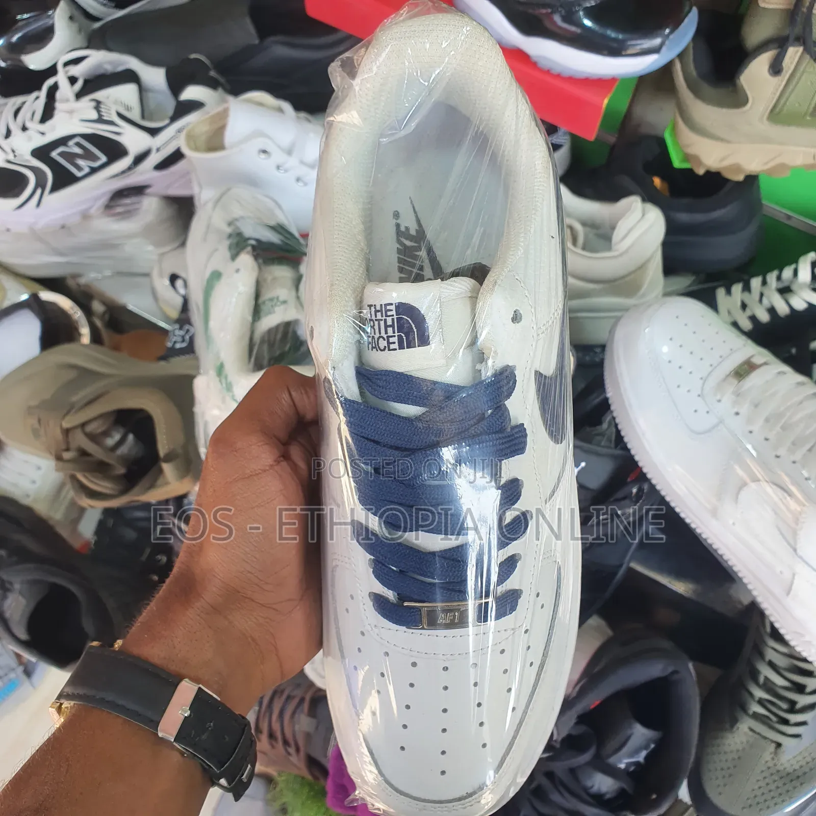 Airforce 1 the North Face Supreme Edition Blue White [On Hand]