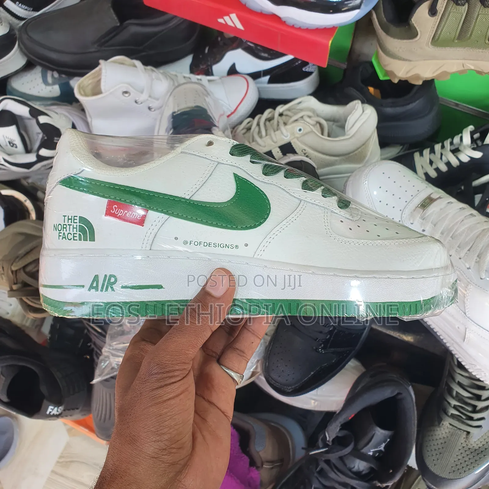 Airforce 1 the North Face Supreme Edition Green White [On Hand]