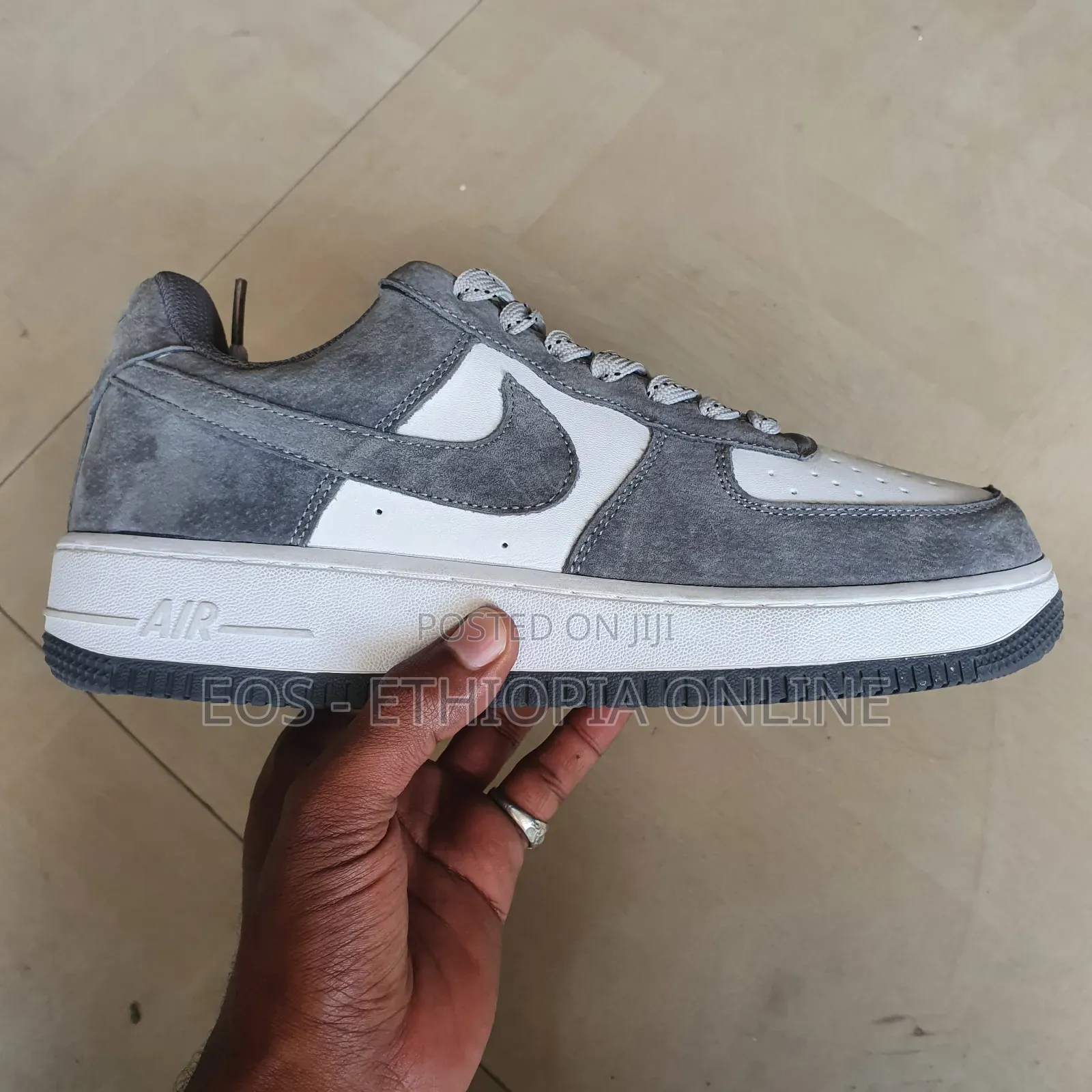 Premium Grey Suede Nike Airforce 1 Low Top [On Hand]