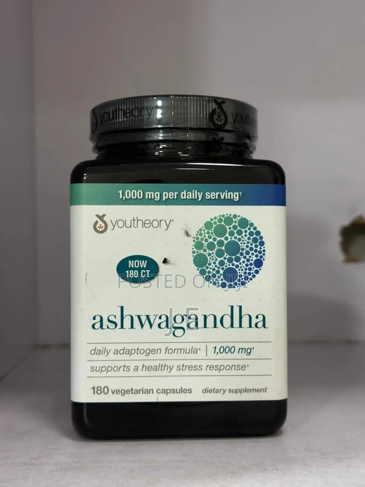 Youtheory Ashwagandha 180 Capsules