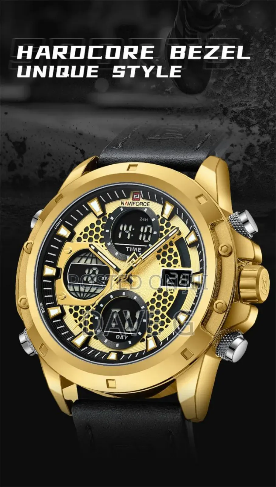 Naviforce Elegance Super Sophisticated Analogue Designer Black