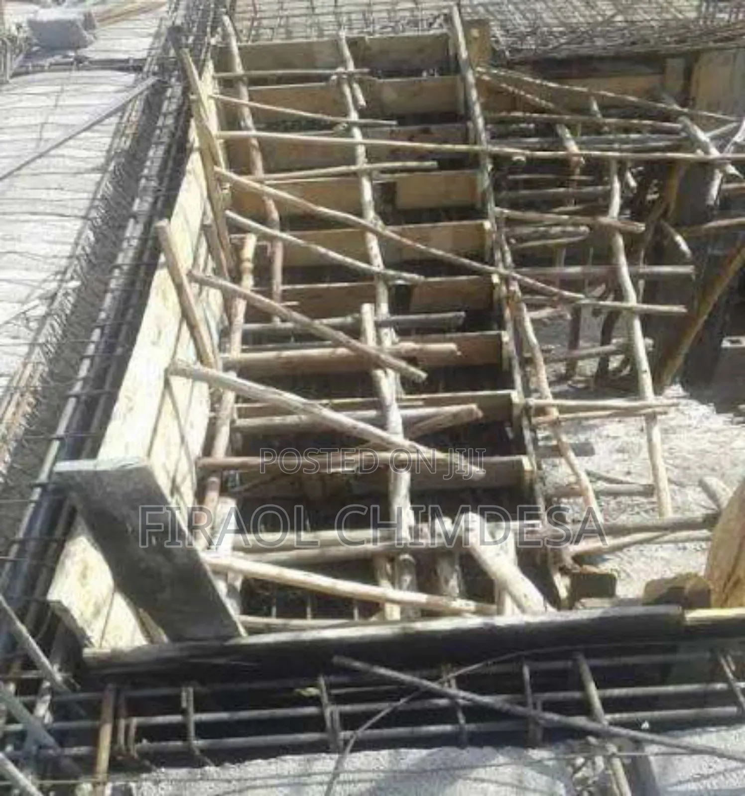 Formwork Installation for Footing, Column and Slab