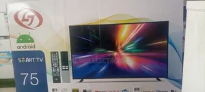 Photo - Lj 75 Inch Doble Glass Smart Android 13 Uhd