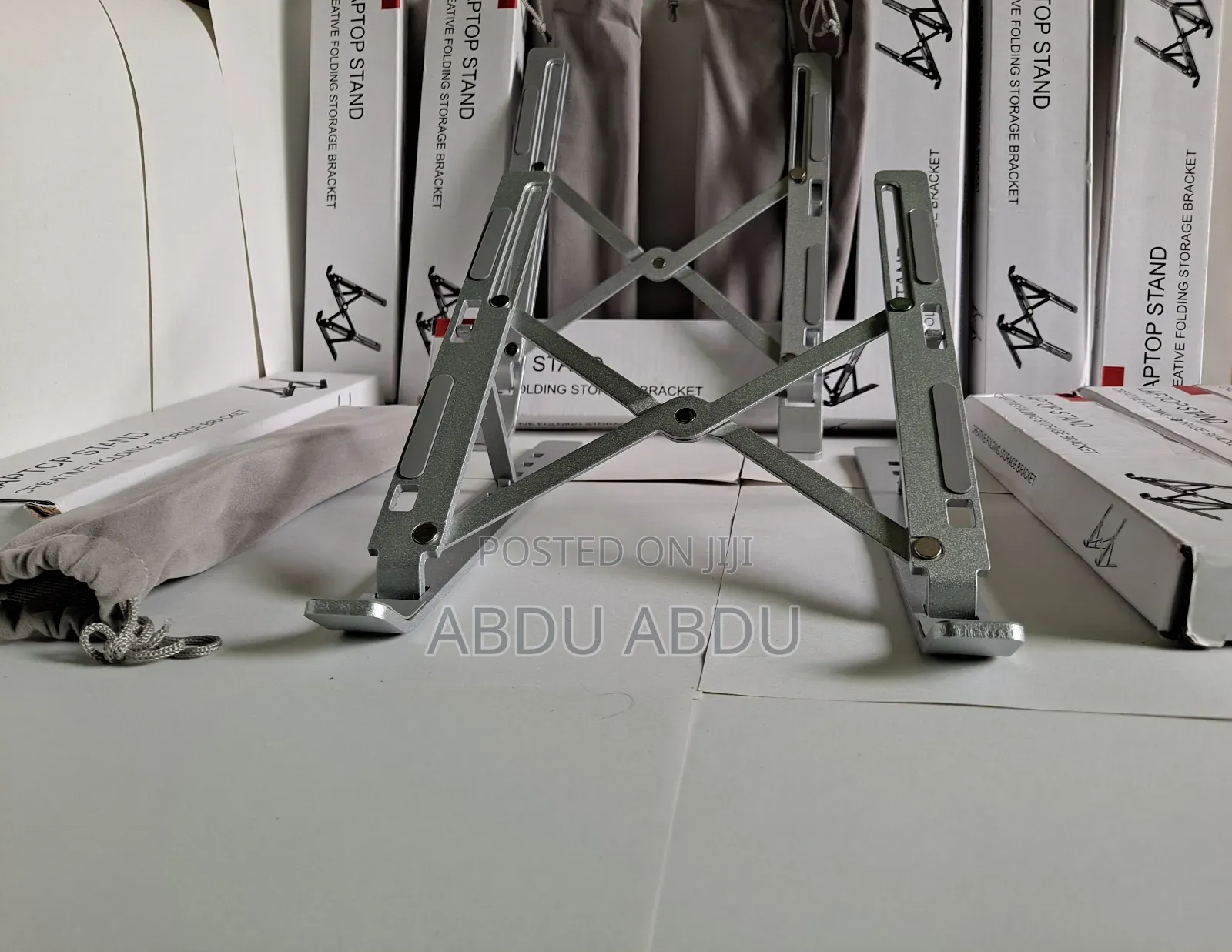 Laptop Stand (የአሉሙንየም ላፕቶፕ ማስቀመጫ)