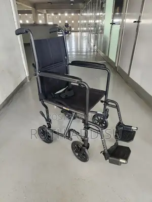 Photo - Small Wheels Foldable Wheelchair