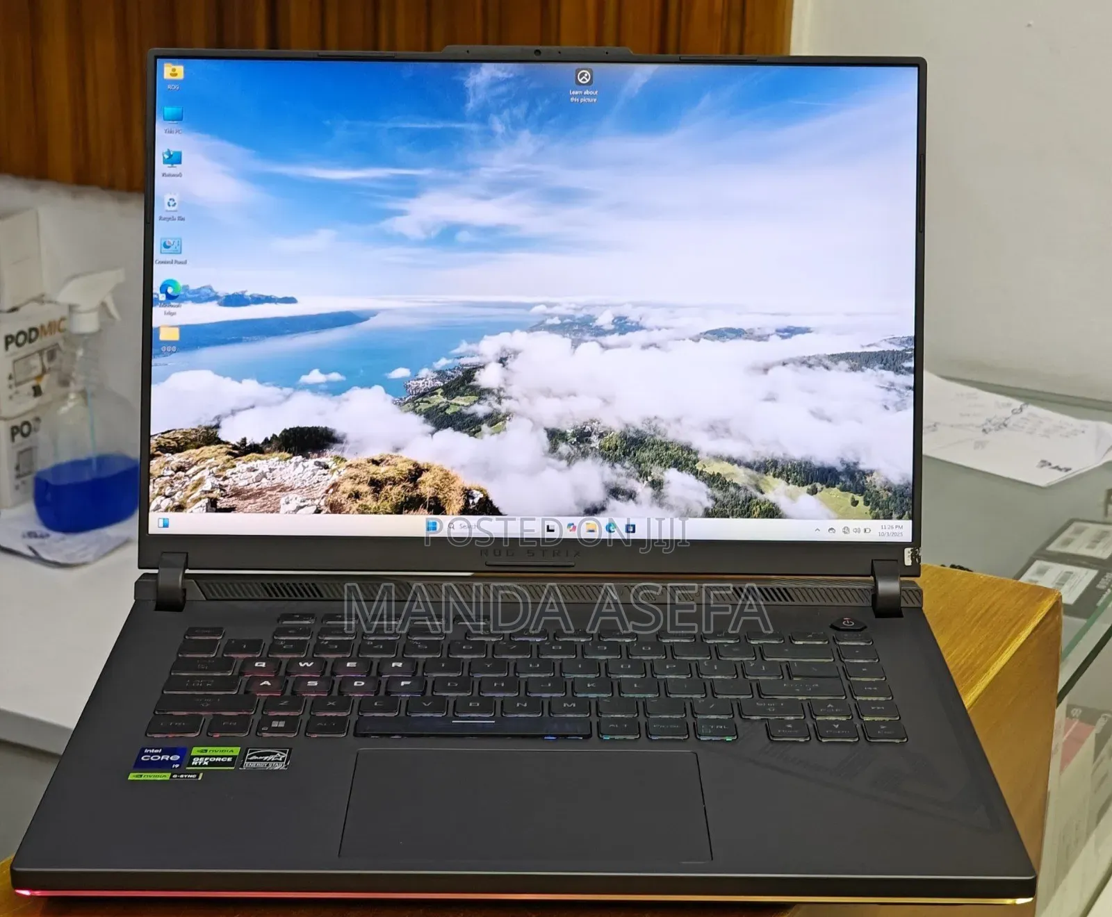 New Laptop Asus ROG Strix G16 G614 16GB Intel Core I9 SSD 1T