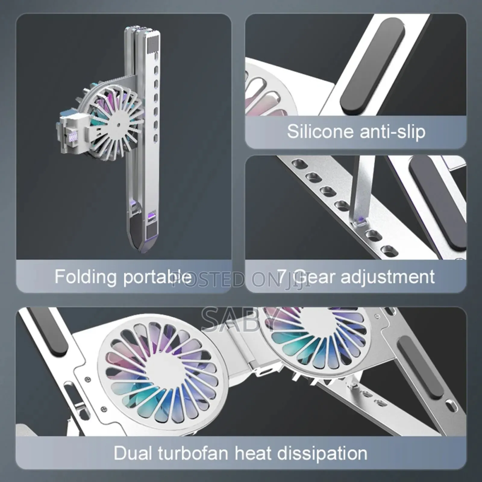 Unmatched Cooling Efficiency
Foldable Laptop Stand With Dual