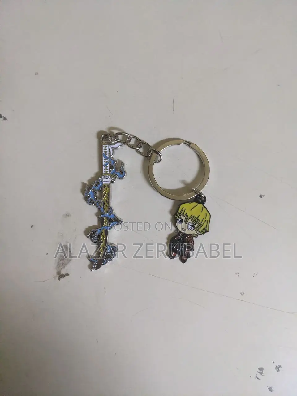 Demon Slayer Zenitsu Key Chain