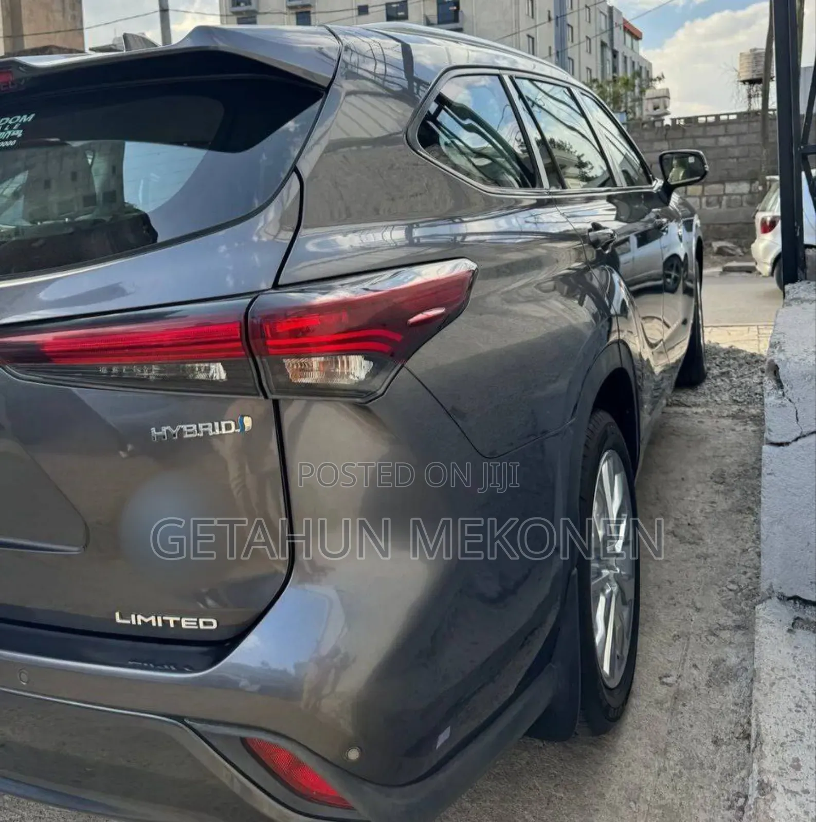 New Toyota Highlander Hybrid 2024 Gray