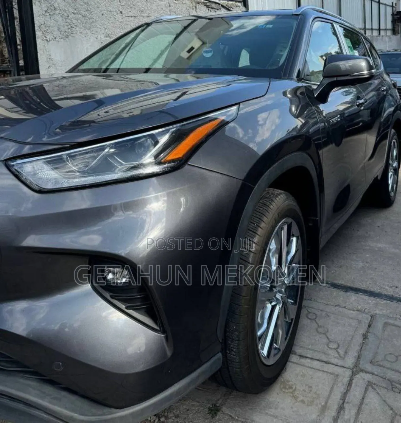 New Toyota Highlander Hybrid 2024 Gray