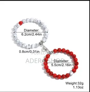 His Hers Matching Heart Bracelets and Accessories