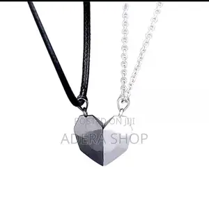 Half-Heart Butterfly Magnetic Matching Necklaces