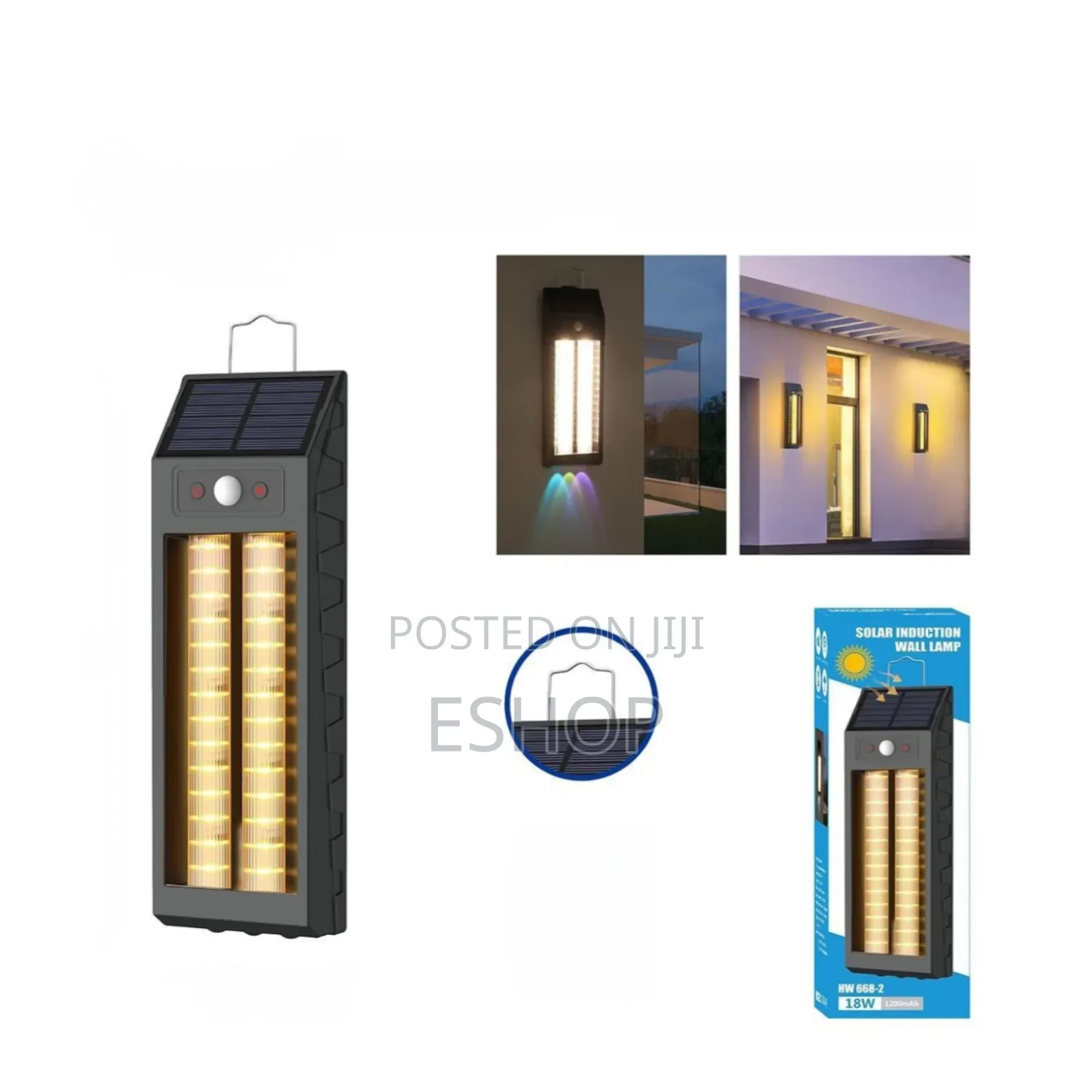 Solar Induction Lamp | White Yellow Light