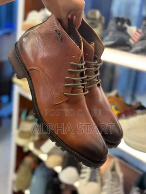 Photo -  Clark's Tmhigh Master Quality Boots Lather Sho Made in England