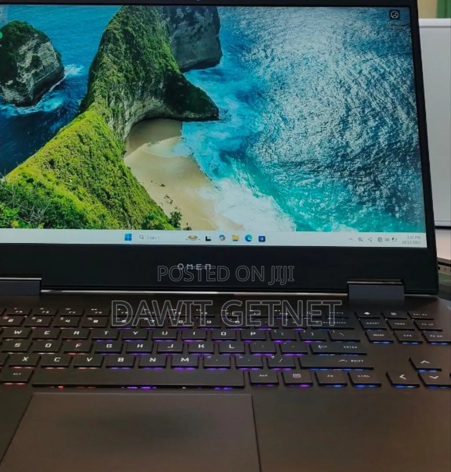 New Laptop HP Omen 15 16GB AMD Ryzen 7 SSD 512GB