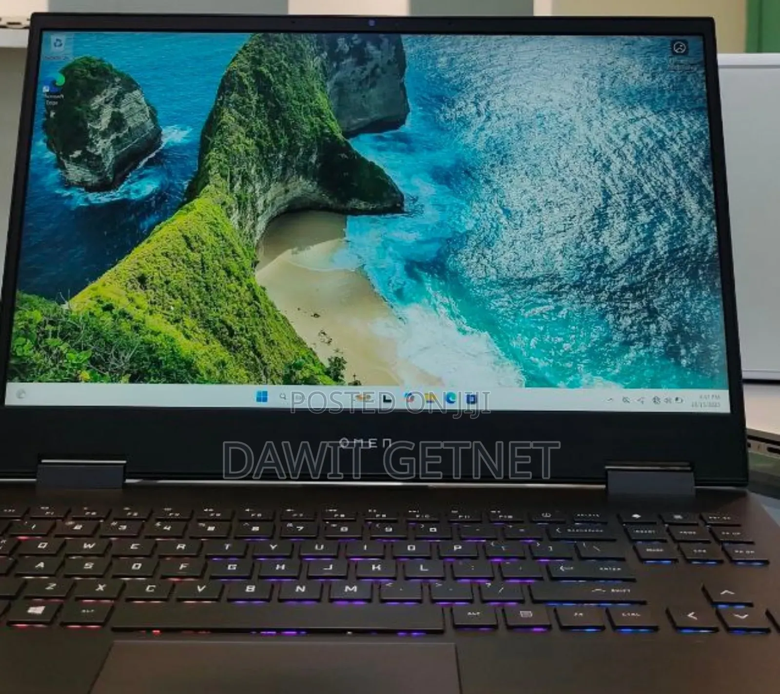 New Laptop HP Omen 15 16GB AMD Ryzen 7 SSD 512GB