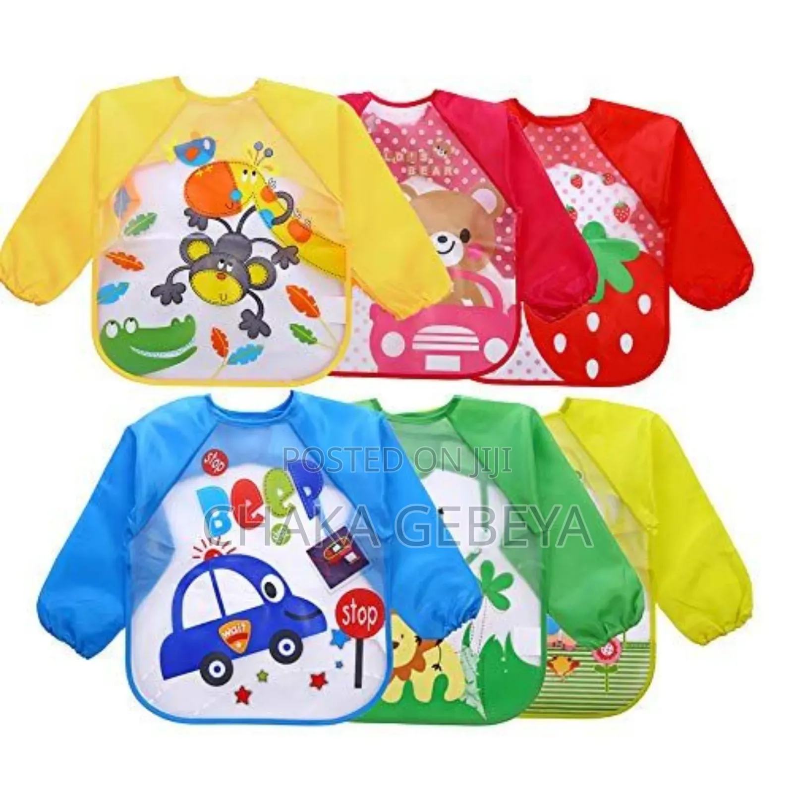 Washable Long-Sleeve Baby Bibs