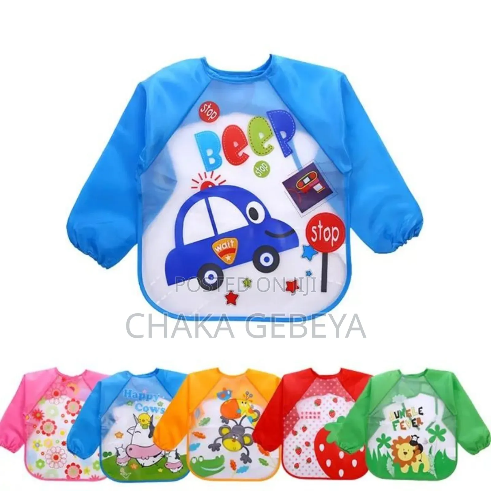 Washable Long-Sleeve Baby Bibs