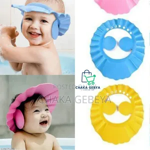 Photo - የጆሮ መሸፈኛ ያለው Baby Shower Cap