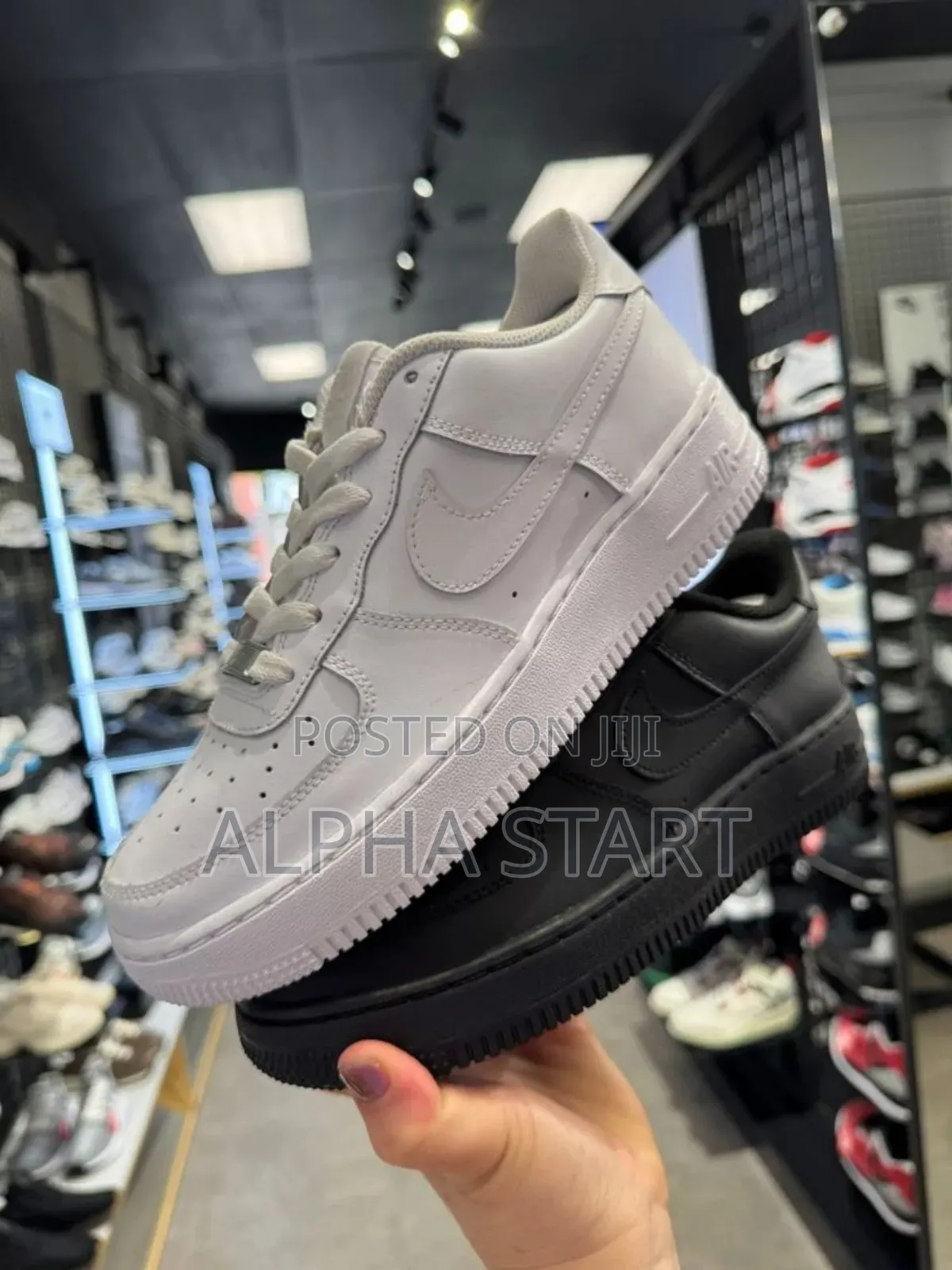 Nike Air Force Black / Whit High Master Quality Lather Shoes for You