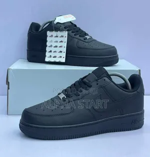 Nike Air Force Black / Whit High Master Quality Lather Shoes for You