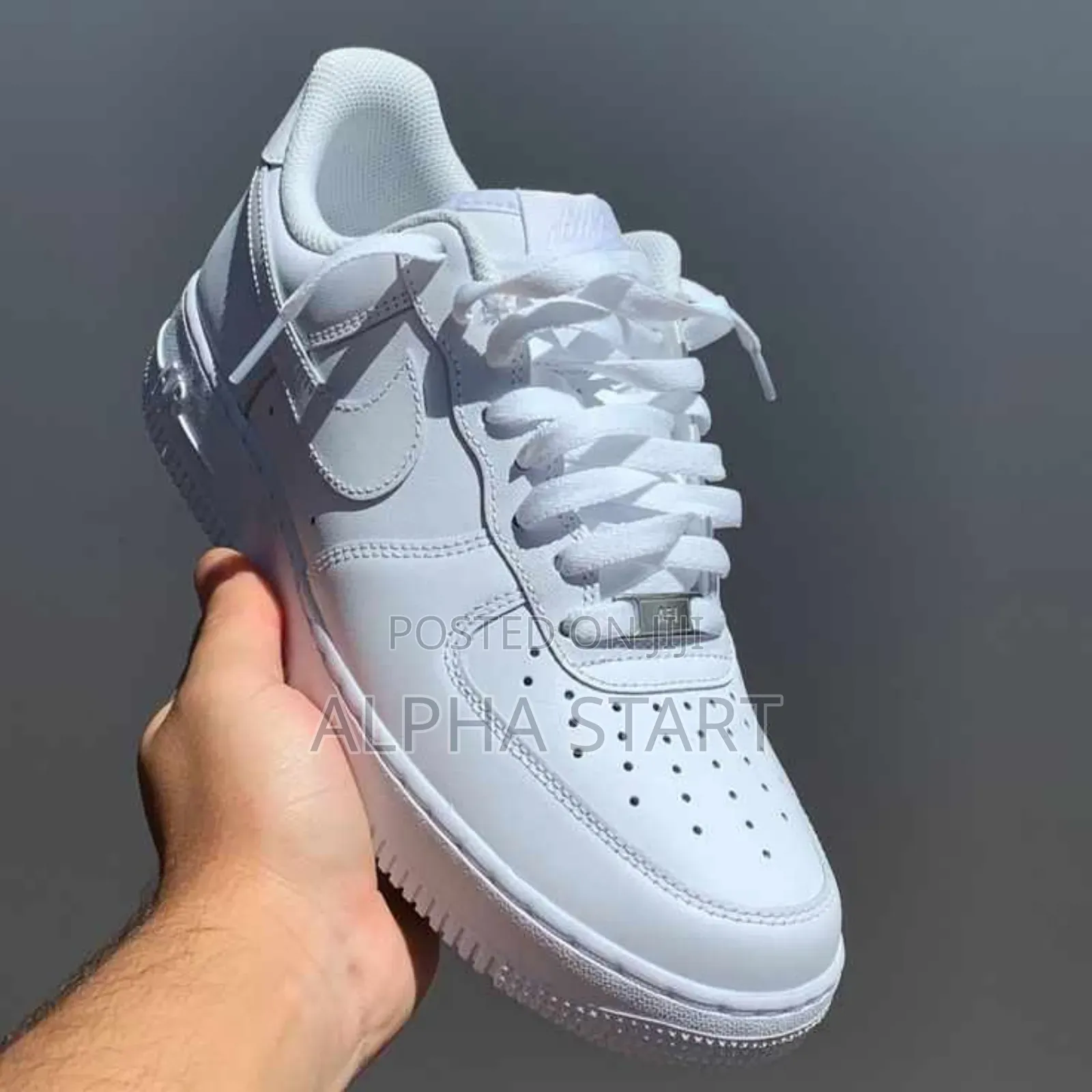 Nike Air Force Full White High Master Quality Shoes Made in Vietnam