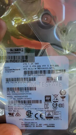 Server and Camera Storage (Cctv) Hard Disk