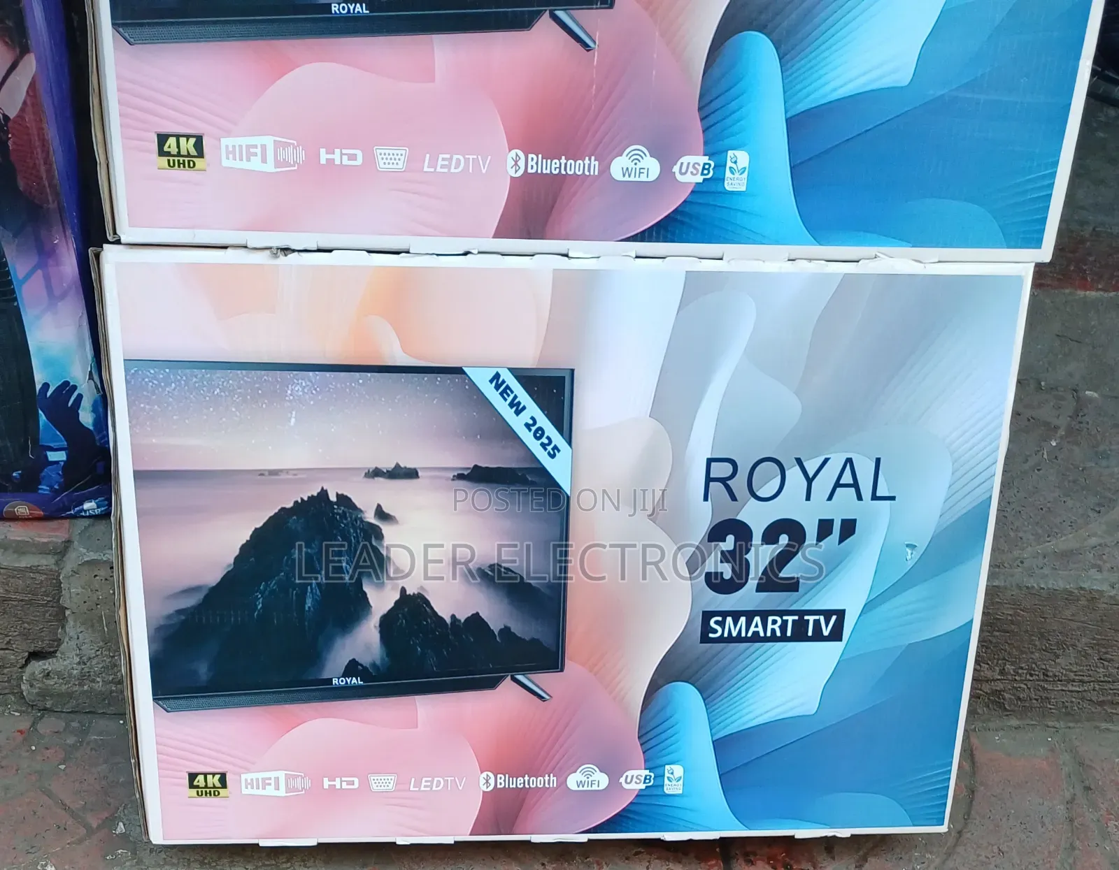 Royal Tv 32" Double Glass Tv