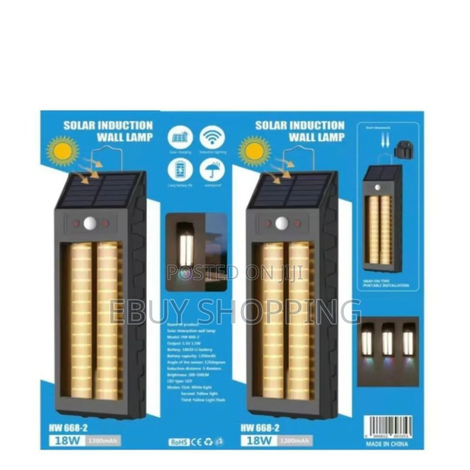 Smart Solar Security Light With Motion Sensor