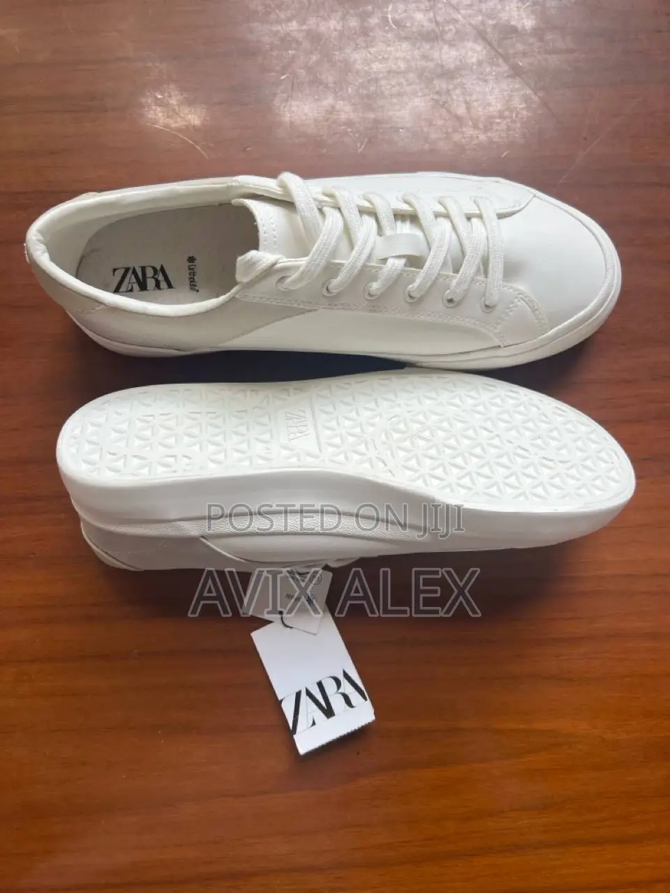 Zara Mens Shoes (Cream/White)