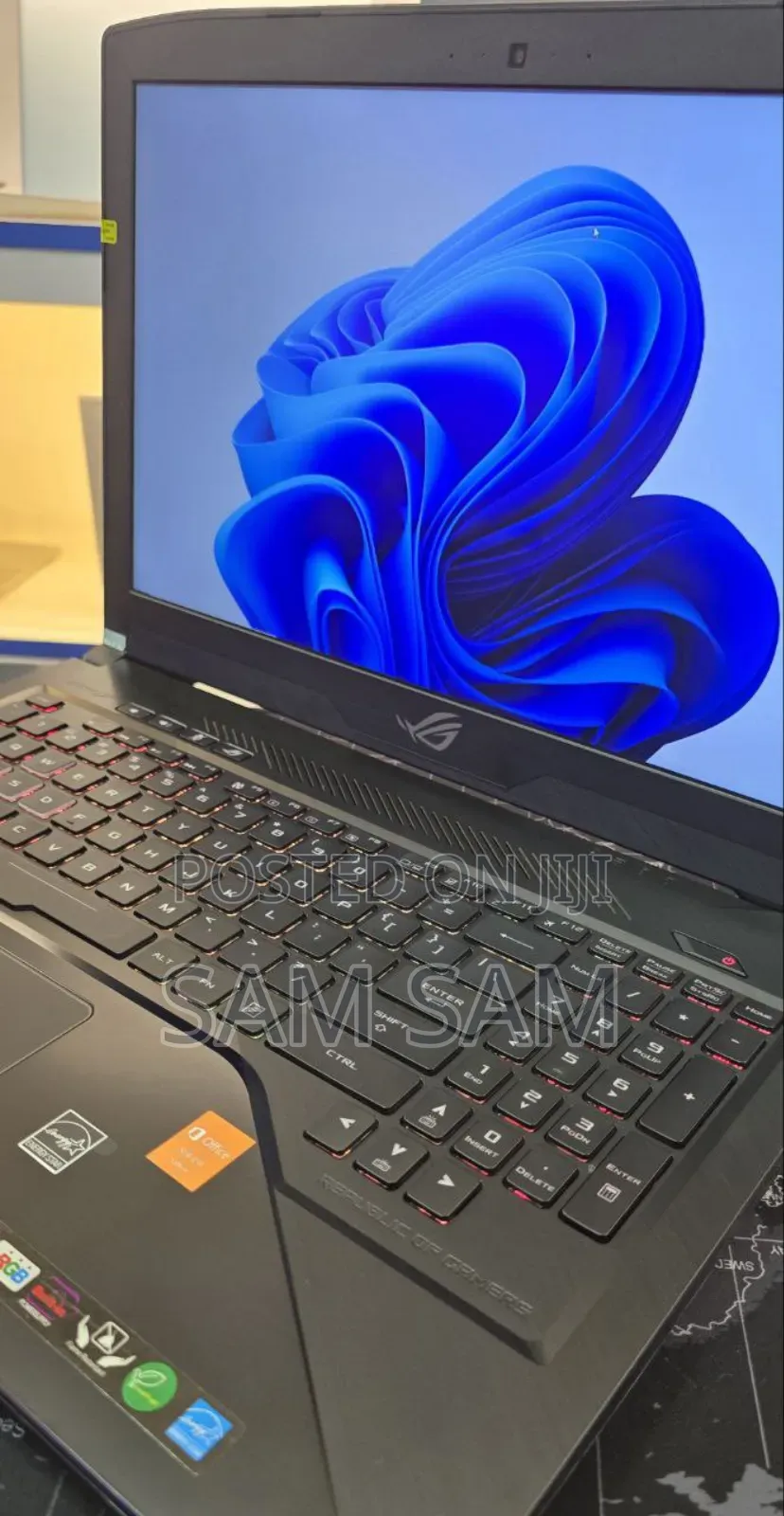 New Laptop Asus ROG Strix G15 16GB Intel Core I7 HDD+SSD 128GB