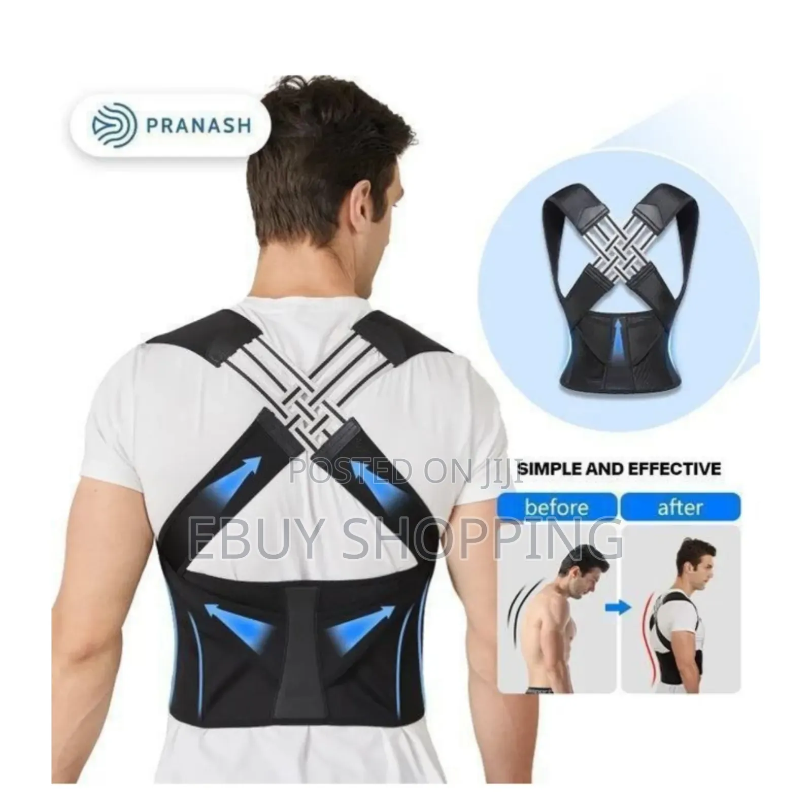 Advanced Spinal Support Posture Corrector With Muscle Memory