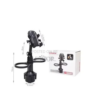 Photo - Car Cup Holder Adapter With Phone Stand