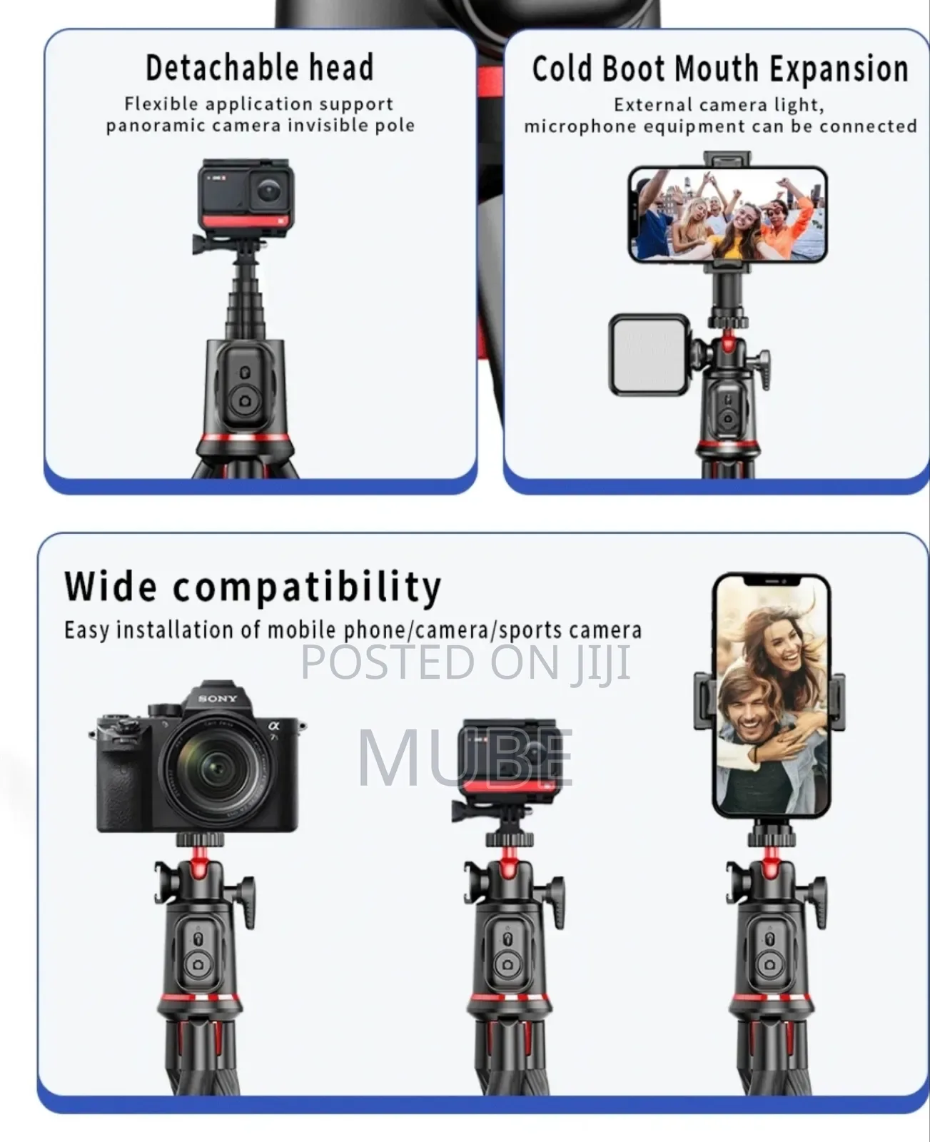 Flexible Octopus Tripod , Phone ,Camera Stand