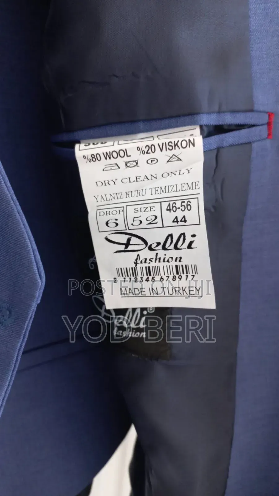 Men's Slim-Fit, Three-Piece Suit, Featuring