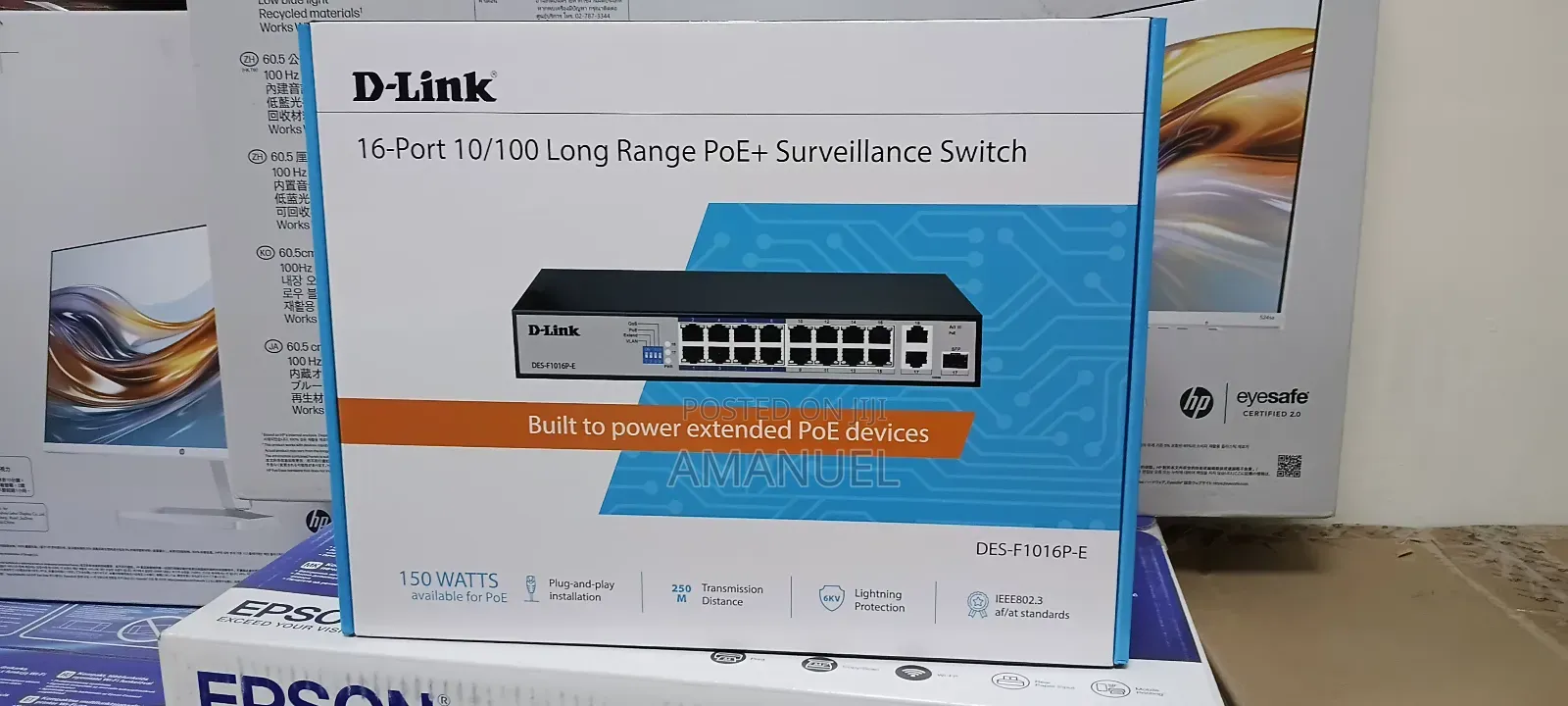 Dlink 16 Port Poe Switch