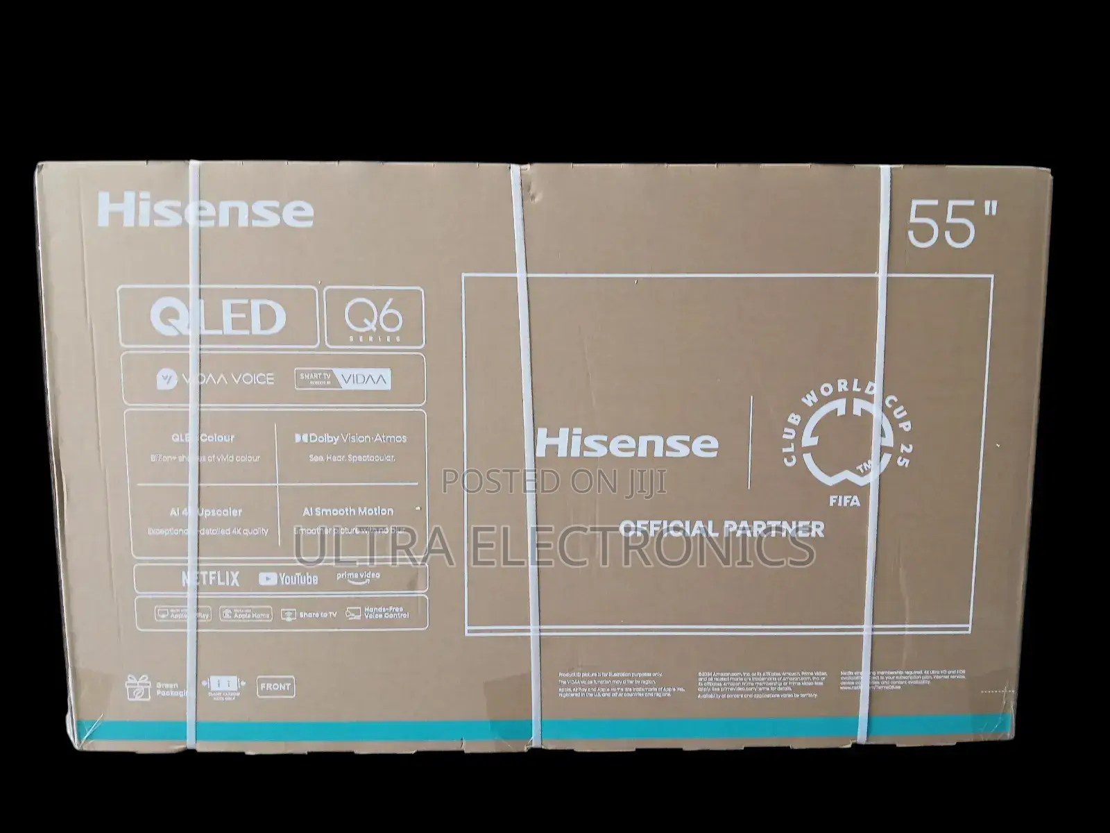 Hisense 55 Inch Qled Q6 Smart Uhd Tv Vidaa Voice