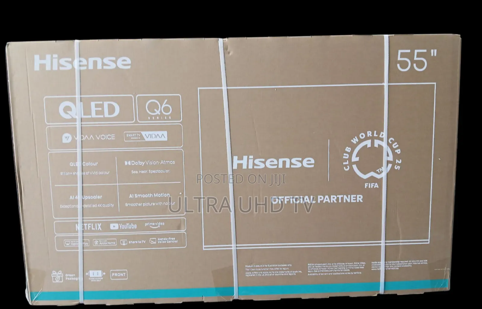 Hisense 55 Inch Qled Q6 Smart Uhd Tv Vidaa Voice