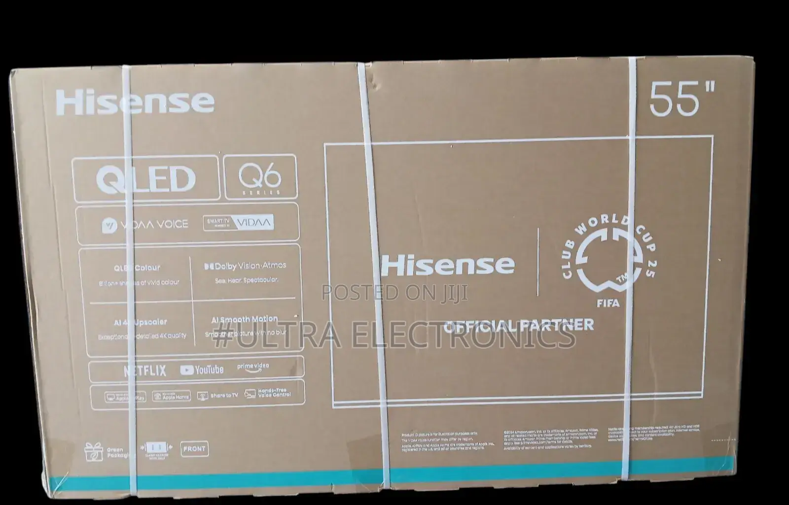 Hisense 55 Inch Qled Q6 Smart Uhd Tv Vidaa Voice