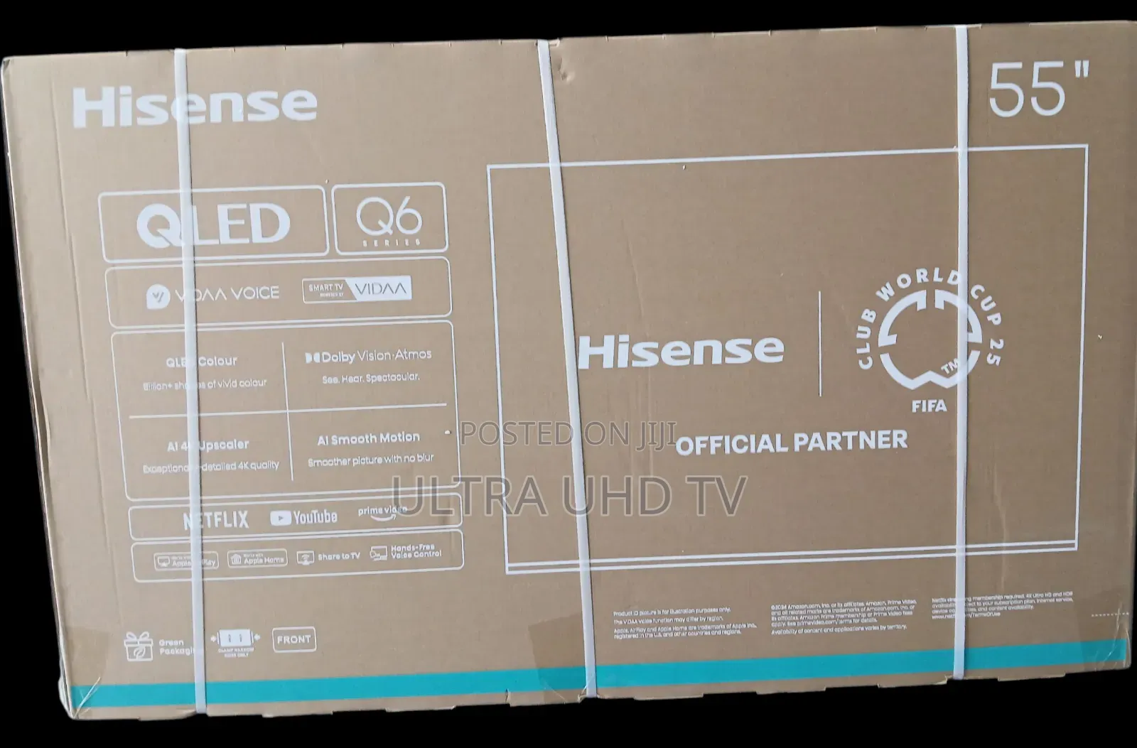 Hisense 55 Inch Qled Q6 Smart Uhd Tv Vidaa Voice
