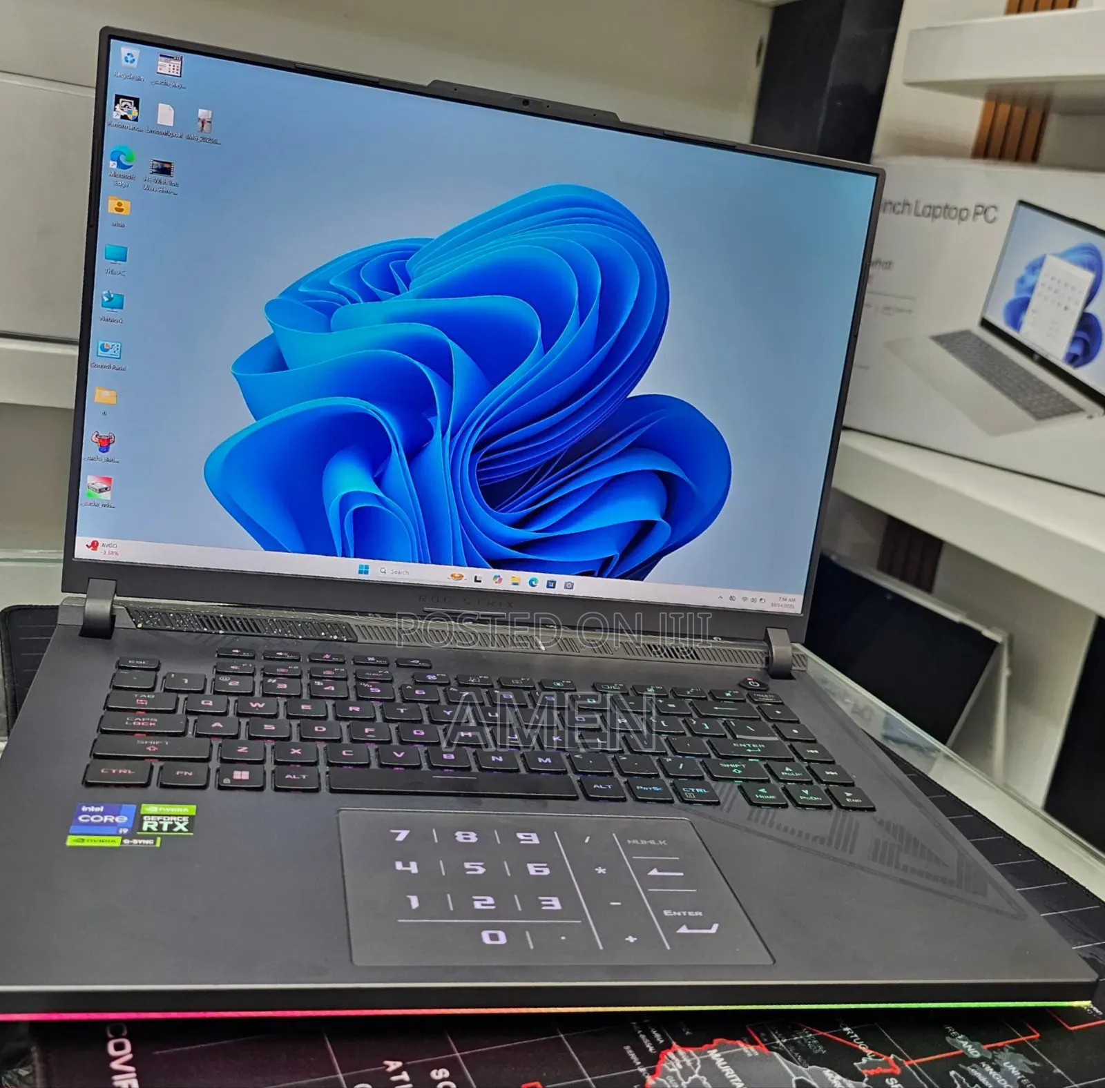 New Laptop Asus ROG Strix G16 G614 16GB Intel Core I9 SSD 1T